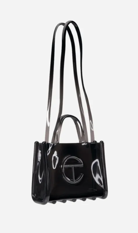 Melissa x Telfar | Medium Jelly Shopper Bag - Black sold by Sister & Co