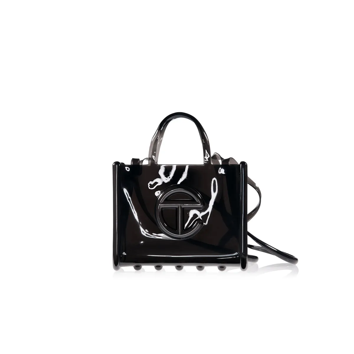Melissa x Telfar | Medium Jelly Shopper Bag - Black sold by Sister & Co product image thumbnail 2
