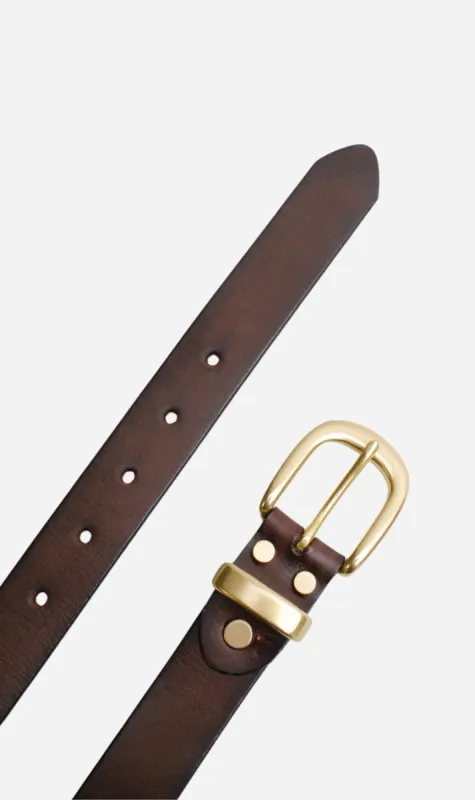 La Tribe | Vintage Belt - Chocolate sold by Sister & Co