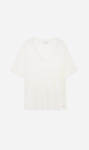 Anine Bing | Vale Tee - Off White Cashmere Blend sold by Sister & Co