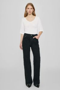 Anine Bing | Vale Tee - Off White Cashmere Blend sold by Sister & Co