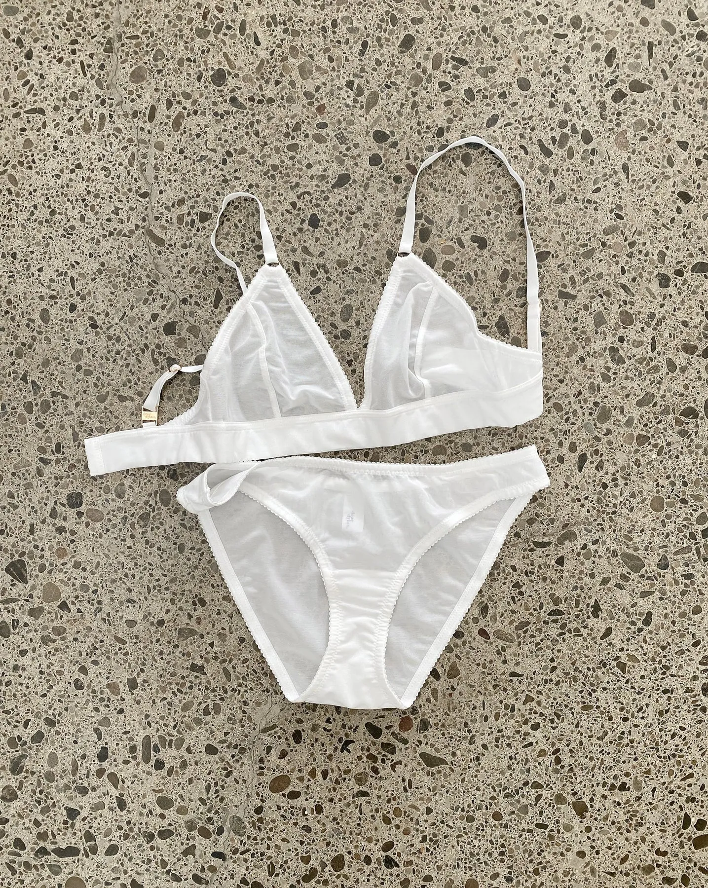 Dear Dylan | Recycled Mesh Brief - Ivory sold by Sisters & Co product image thumbnail 3