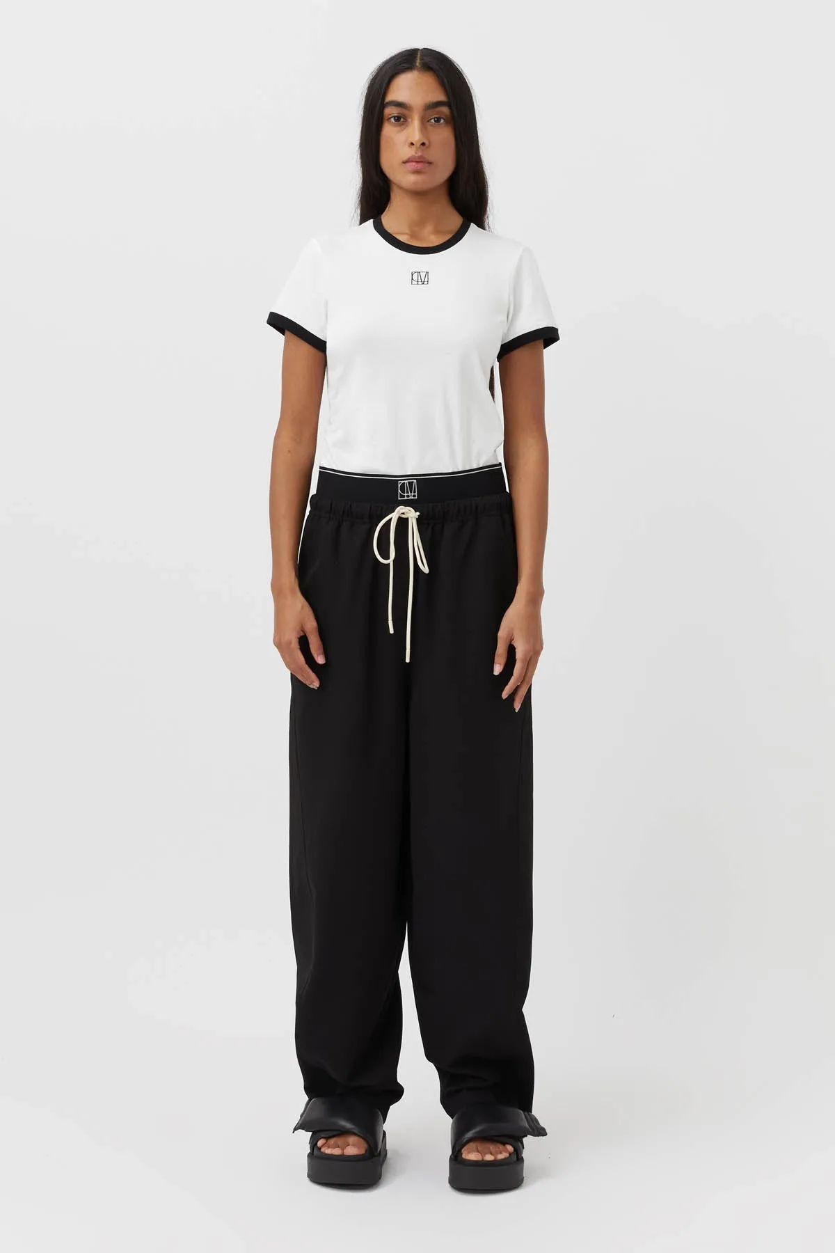 Camilla And Marc | Lucia Monogram Pant - Black sold by Sister & Co product image thumbnail 2