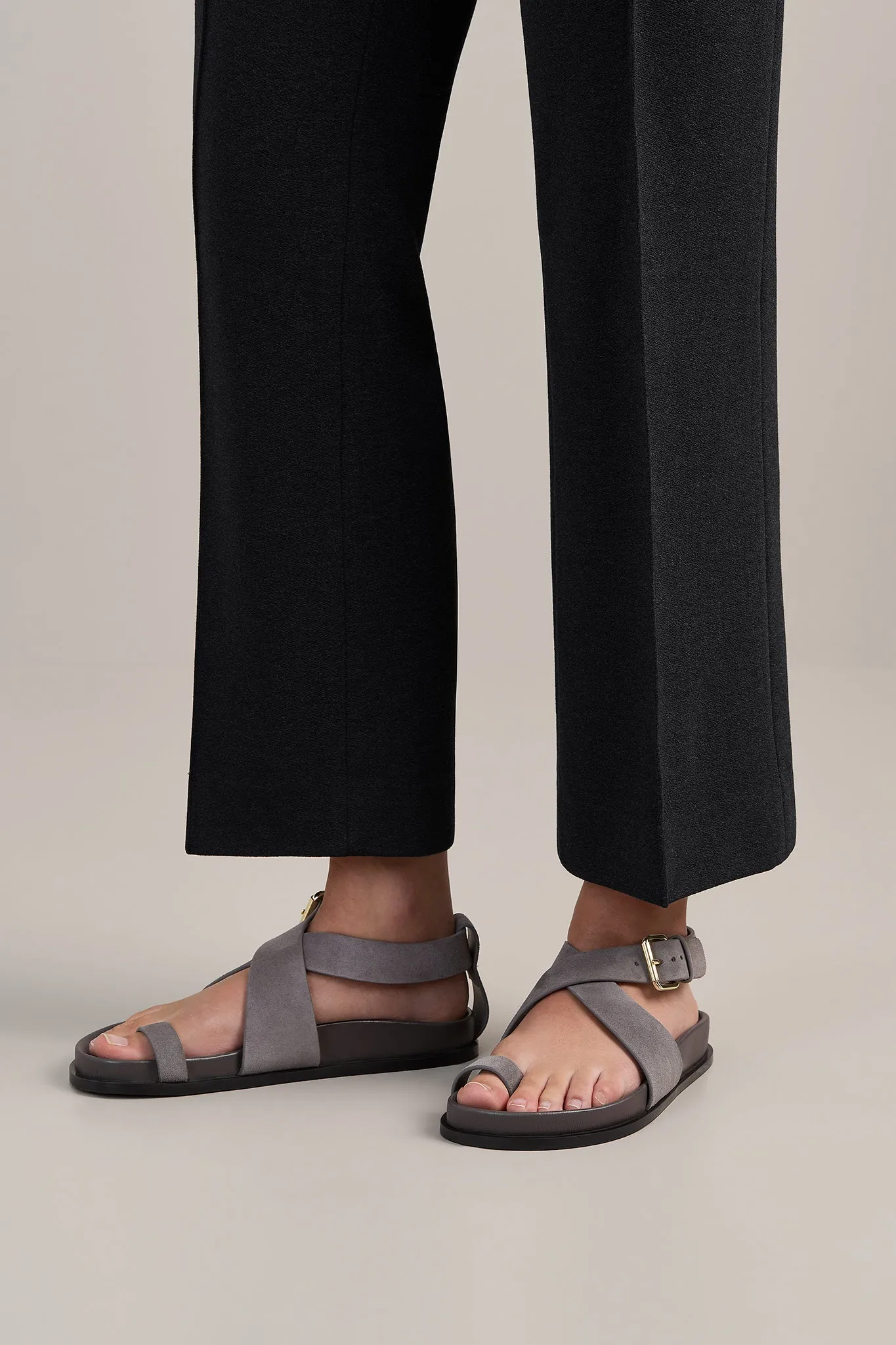 A.Emery | The Dula Sandal - Graphite Suede sold by Sister & Co product image thumbnail 2