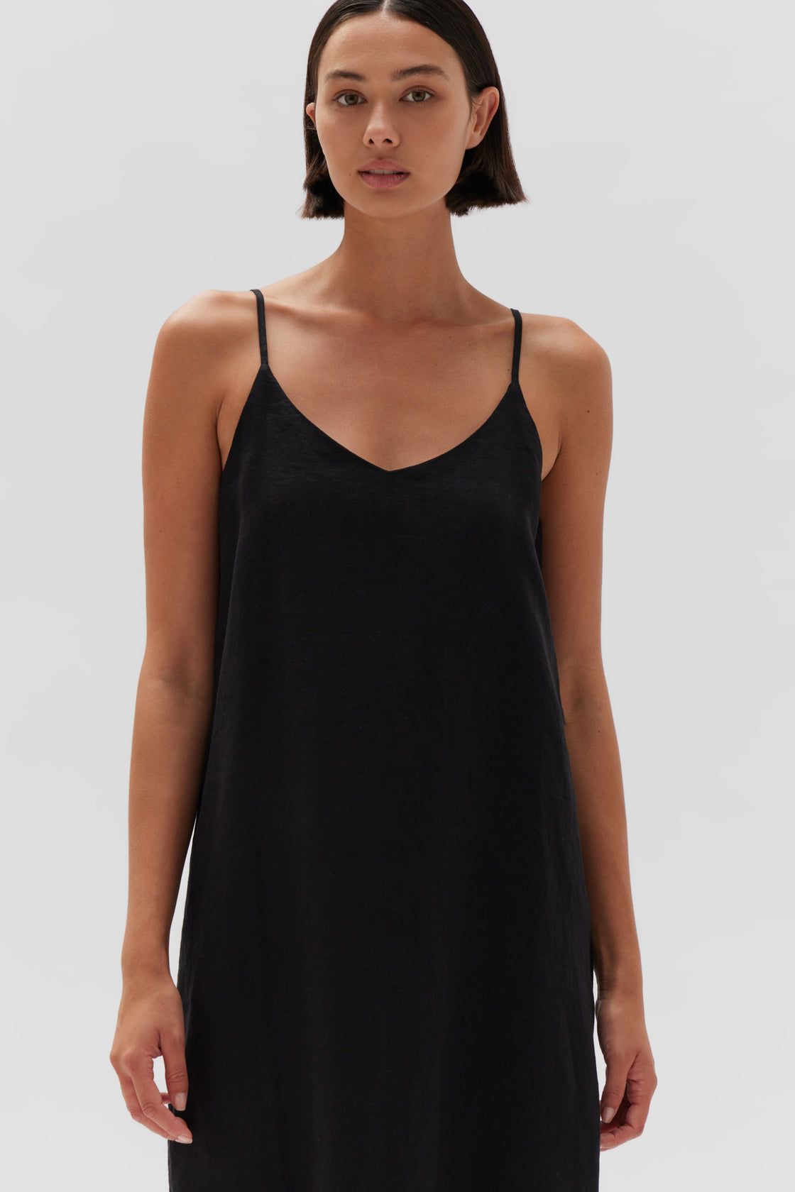Assembly Label | Linen Slip Dress - Black sold by Sister & Co product image thumbnail 4