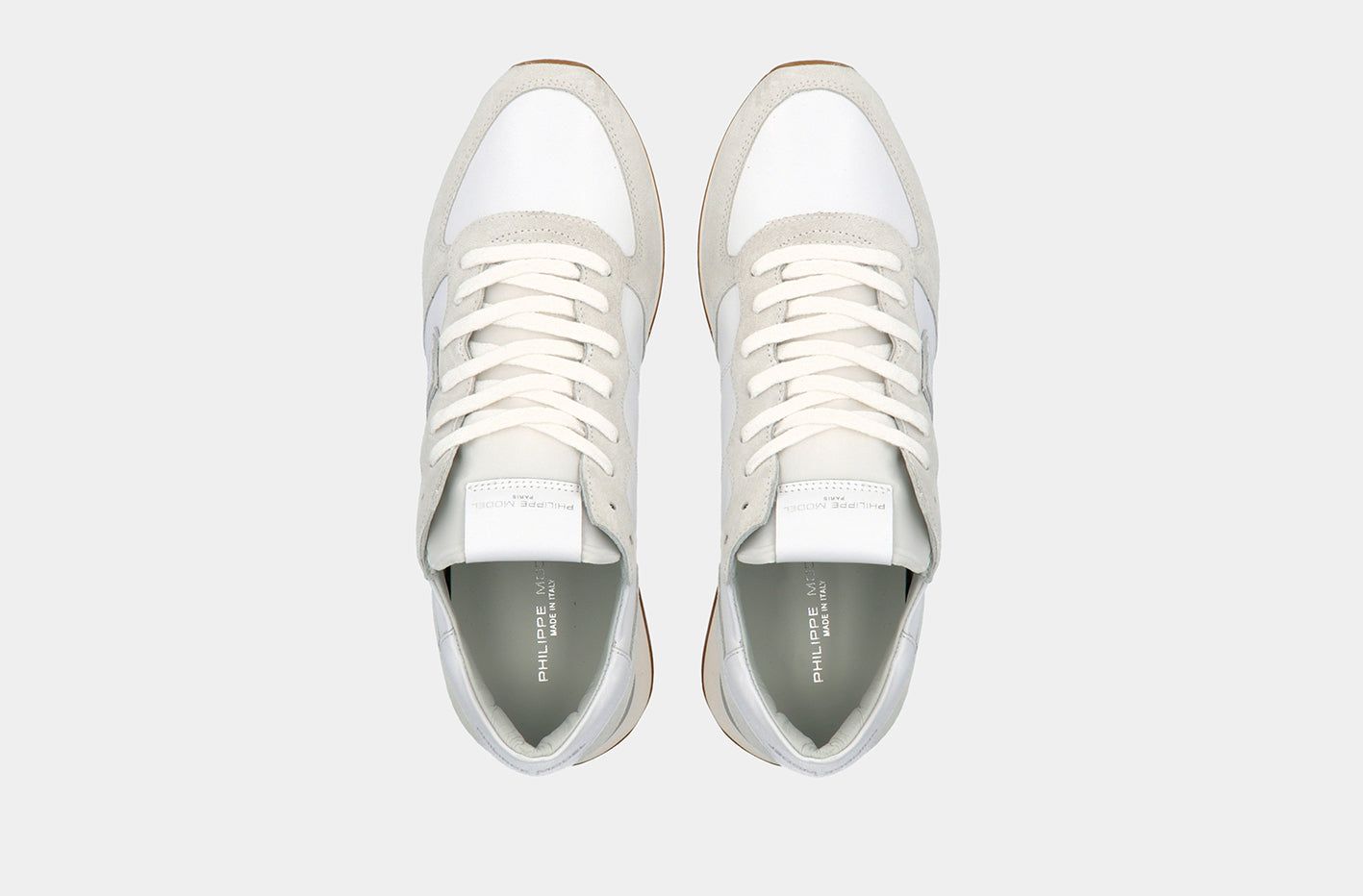 Philippe Model | Mens Trpx Low - Veau Blanc sold by Sister & Co product image thumbnail 3
