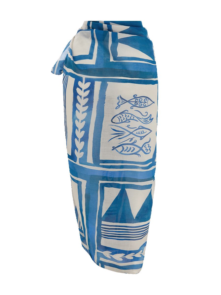 Soleil Soleil | Square Pareo - Atlantis sold by Sister & Co product image thumbnail 2