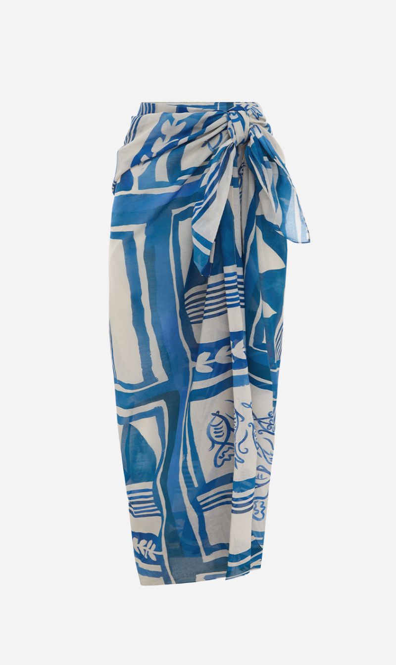 Soleil Soleil | Square Pareo - Atlantis sold by Sister & Co