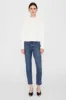Anine Bing | Amani Long Sleeve Tee - Ivory sold by Sister & Co