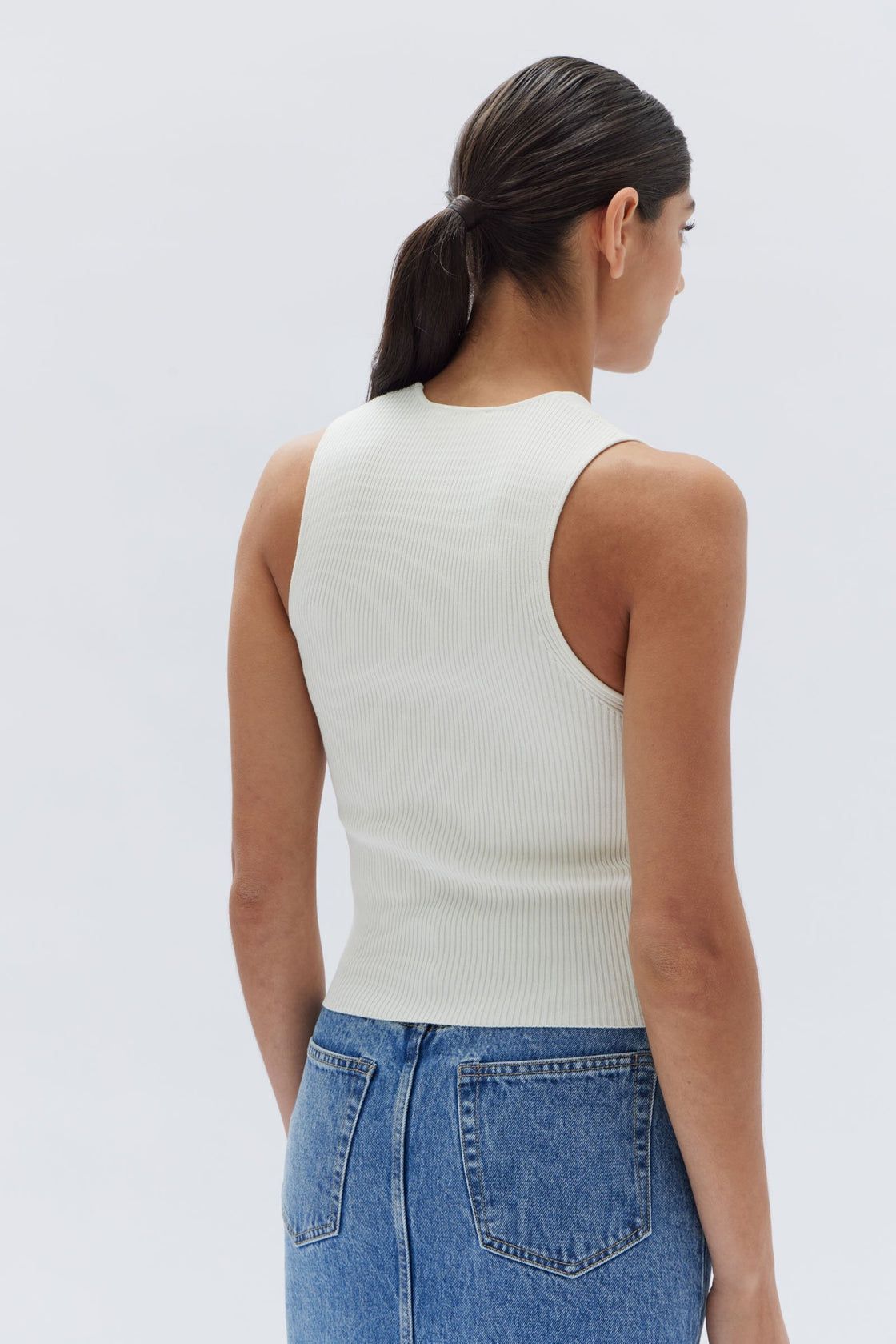 Assembly | Lunda Asymmetrical Top - Antique White sold by Sister & Co product image thumbnail 3