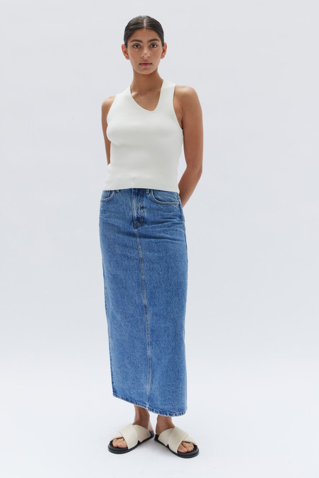 Assembly | Lunda Asymmetrical Top - Antique White sold by Sister & Co product image thumbnail 2