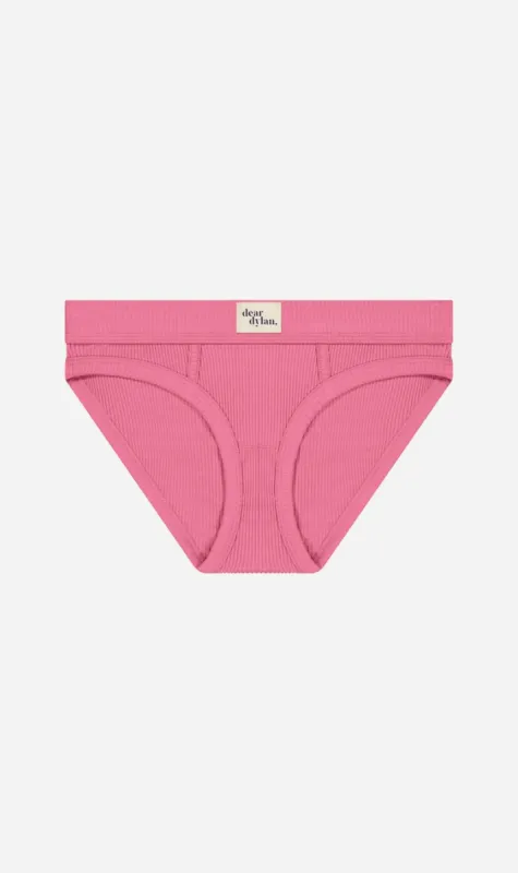 Dear Dylan | Ribbed Bikini Brief - Cosmo Pink sold by Sister & Co