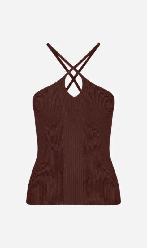 Samsoe Samsoe | Sanina Top - Brown Stone sold by Sister & Co