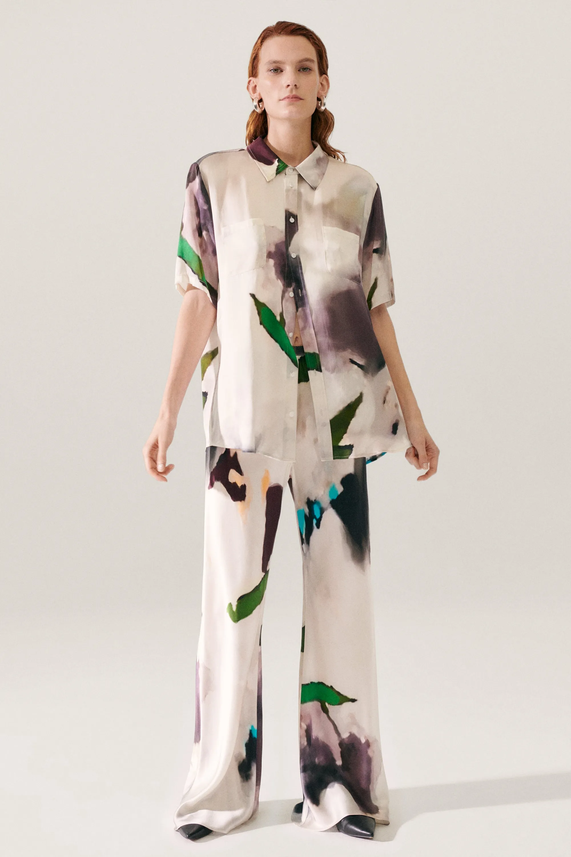 Silk Laundry | Short Sleeve Bf Shirt - Phosphate sold by Sister & Co product image thumbnail 3