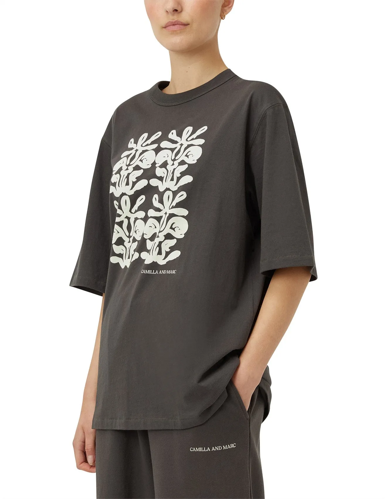 Camilla and Marc | Potter Tee - Charcoal sold by Sister & Co product image thumbnail 2