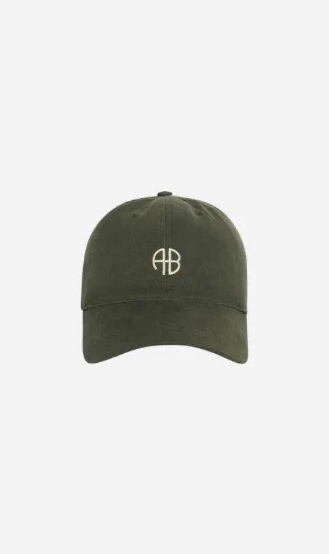 Anine Bing | Jeremy Baseball Cap AB - Dark Olive made by Anine Bing