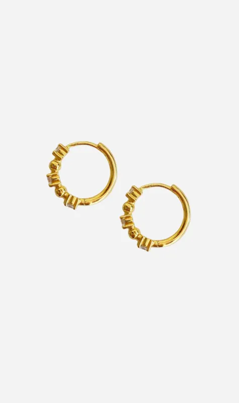 Mountain & Moon | Gia Earrings - Gold sold by Sister & Co
