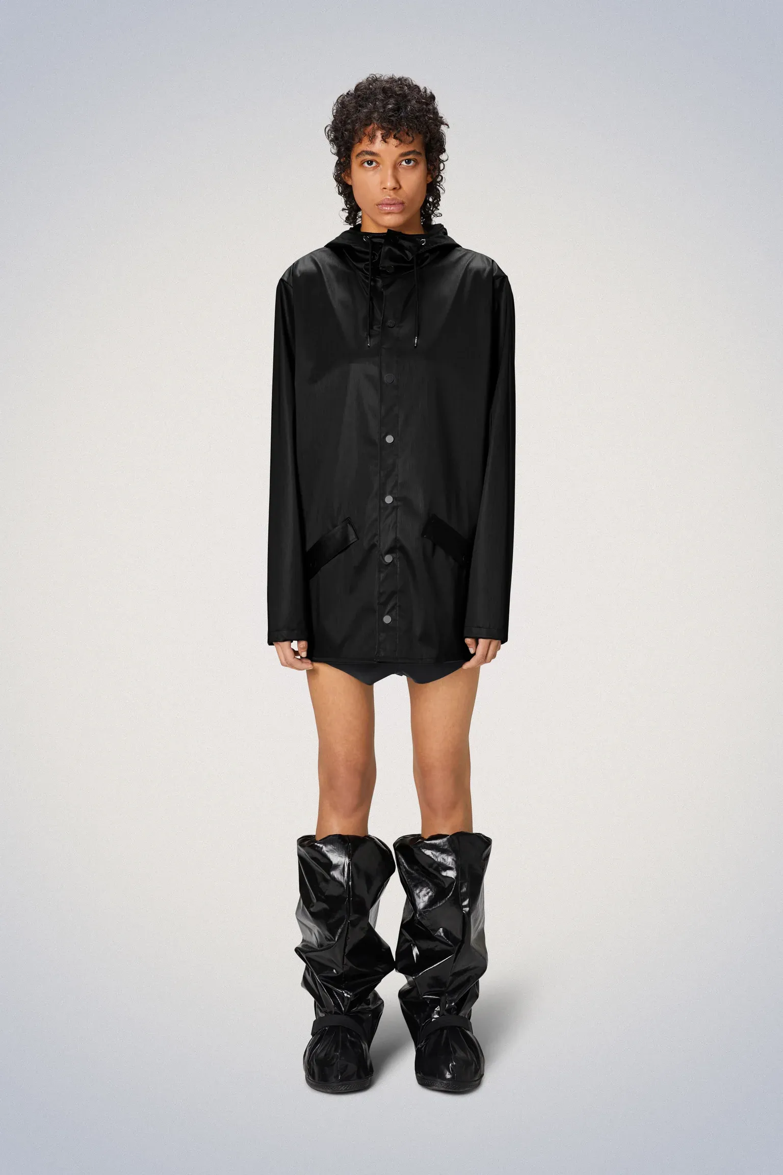Rains | Jacket - Black Grain sold by Sisters & Co product image thumbnail 2