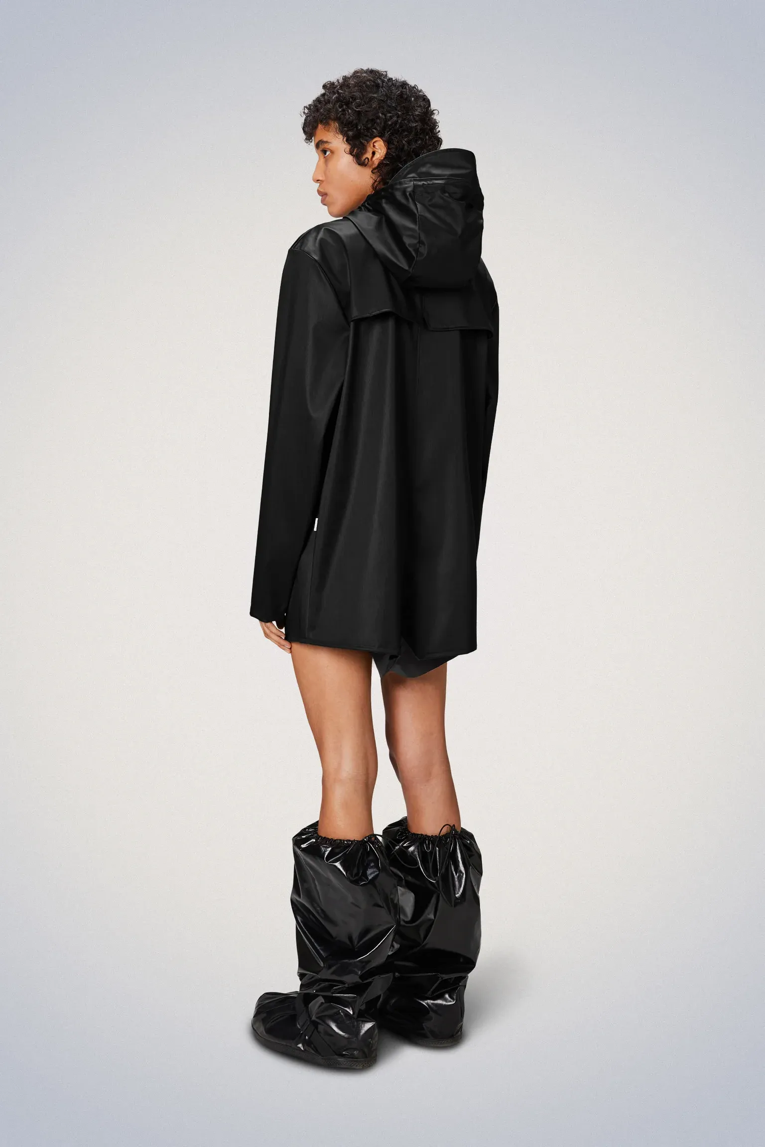 Rains | Jacket - Black Grain sold by Sisters & Co product image thumbnail 4