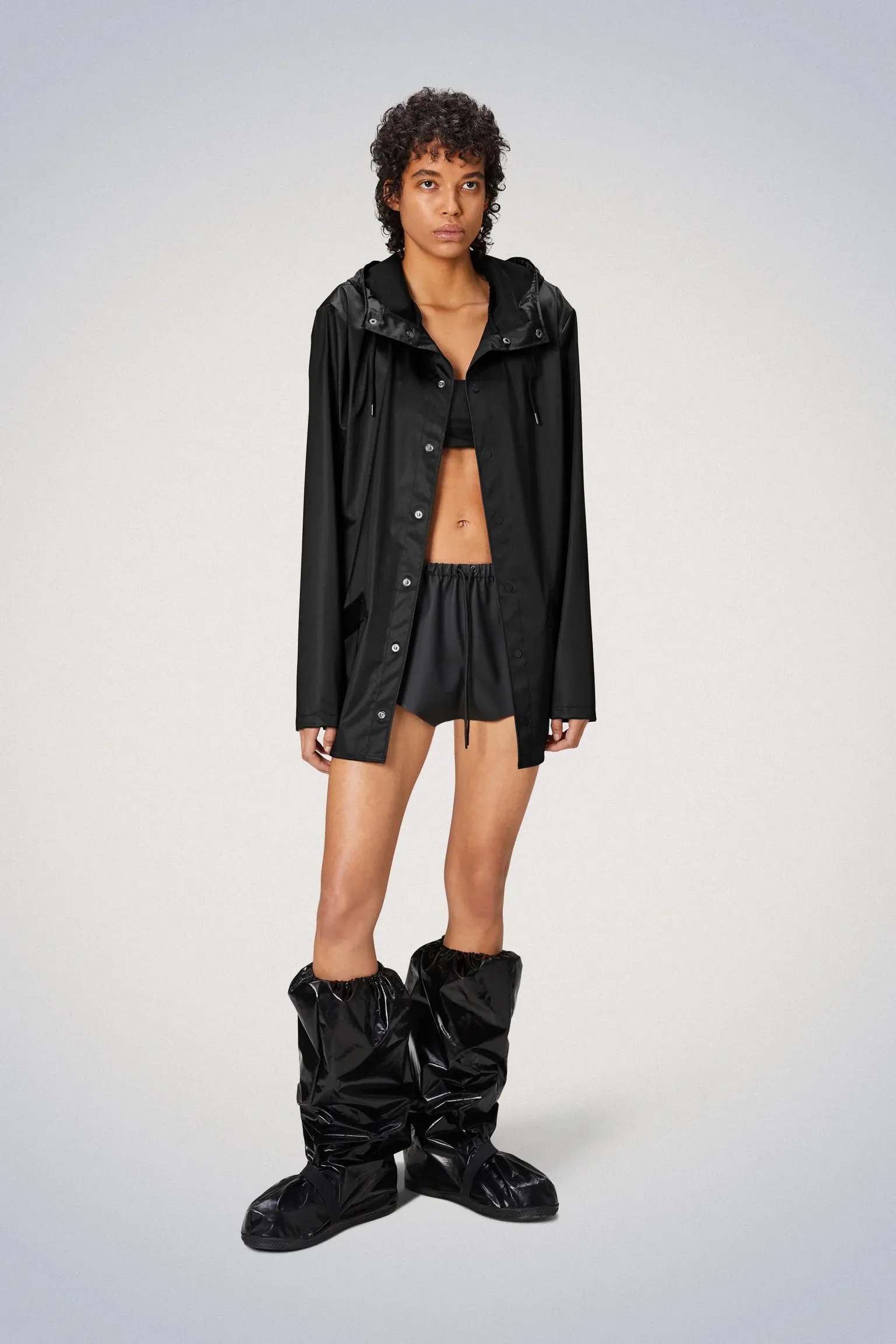 Rains | Jacket - Black Grain sold by Sisters & Co product image thumbnail 3