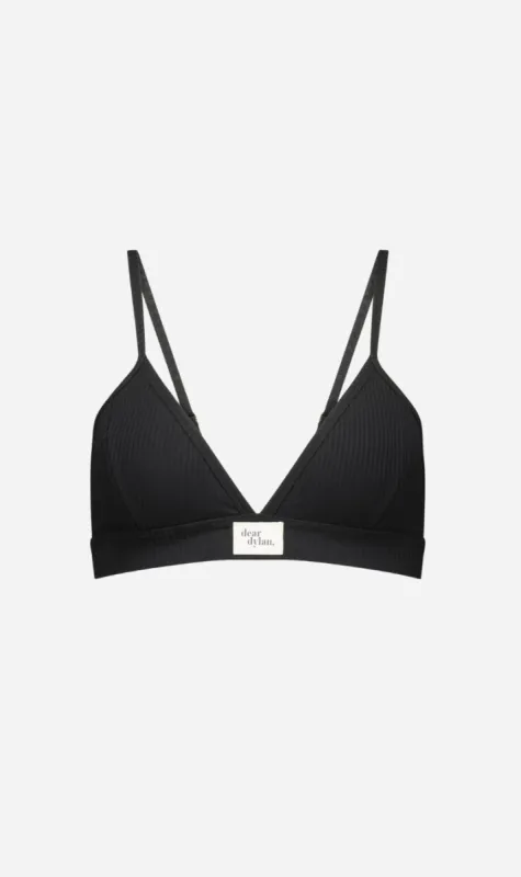 Dear Dylan | Organic Bralette - Noir sold by Sister & Co