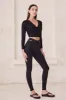 108 Sportif | Valerie Wrap Top - Black sold by Sister & Co