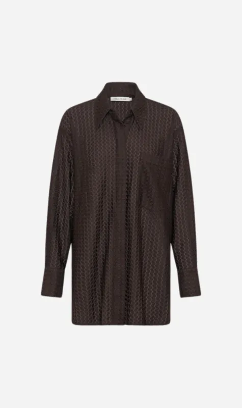 Camilla and Marc | Enota Shirt - Chocolate sold by Sister & Co