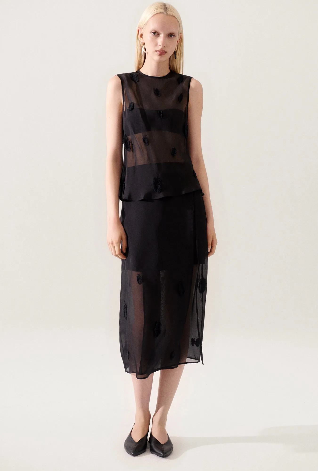 Silk Laundry | Feather Top - Black sold by Sister & Co product image thumbnail 4