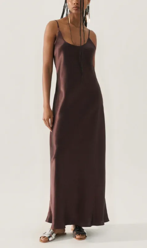 Silk Laundry | 1996 Dress - Cacao sold by Sister & Co