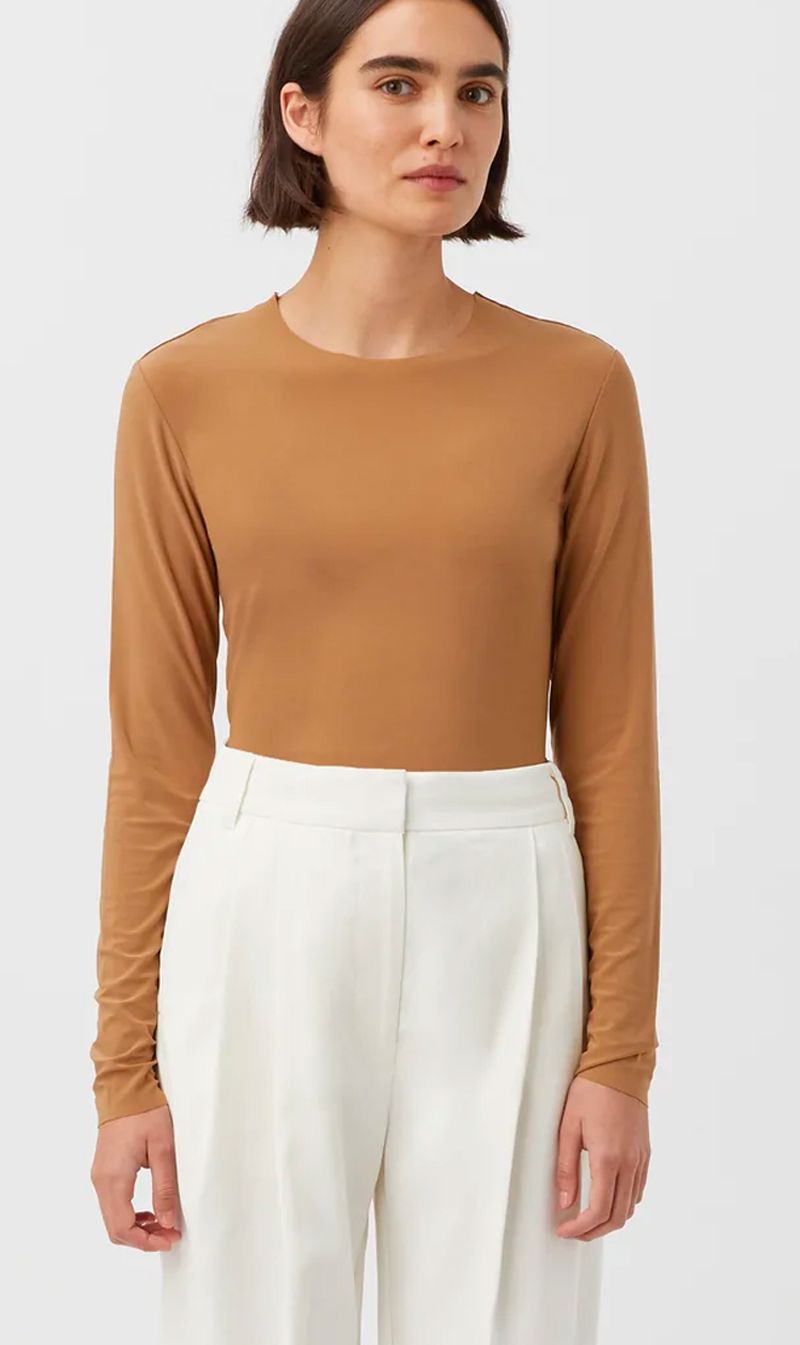Camilla & Marc | Saint Knit Stock Top - Toffee sold by Sister & Co