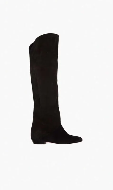 Isabel Marant | Seelys High Boots - Faded Black sold by Sister & Co