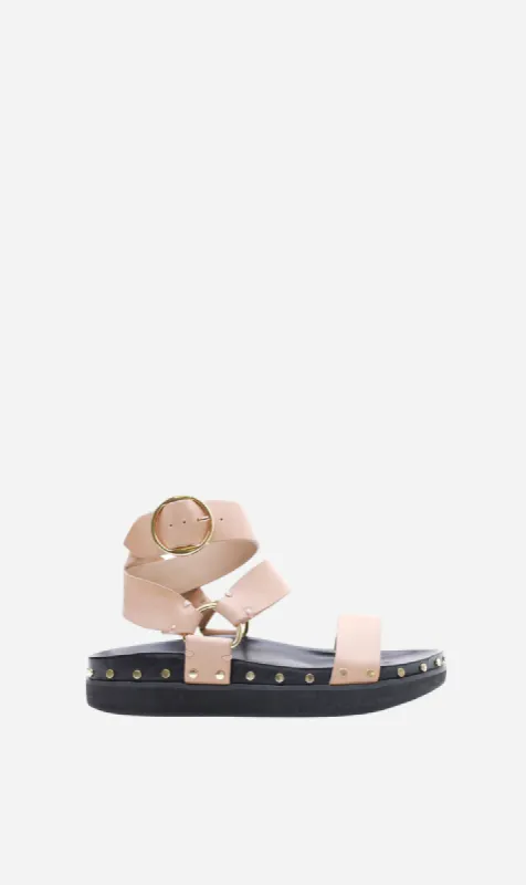 La Tribe | Studded Sandal - Nude sold by Sisters & Co