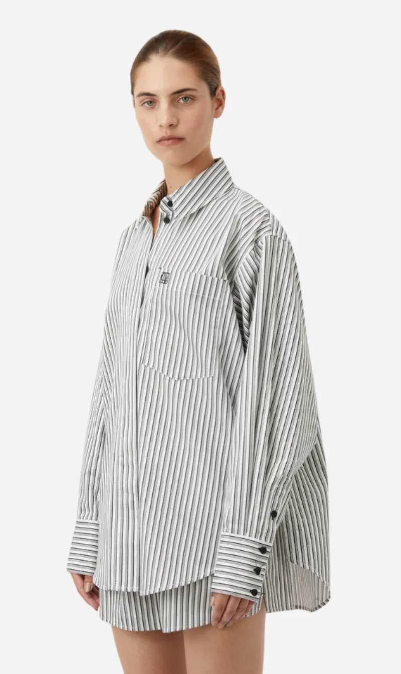 Camilla And Marc | Elsing Striped Shirt - Cream sold by Sister & Co