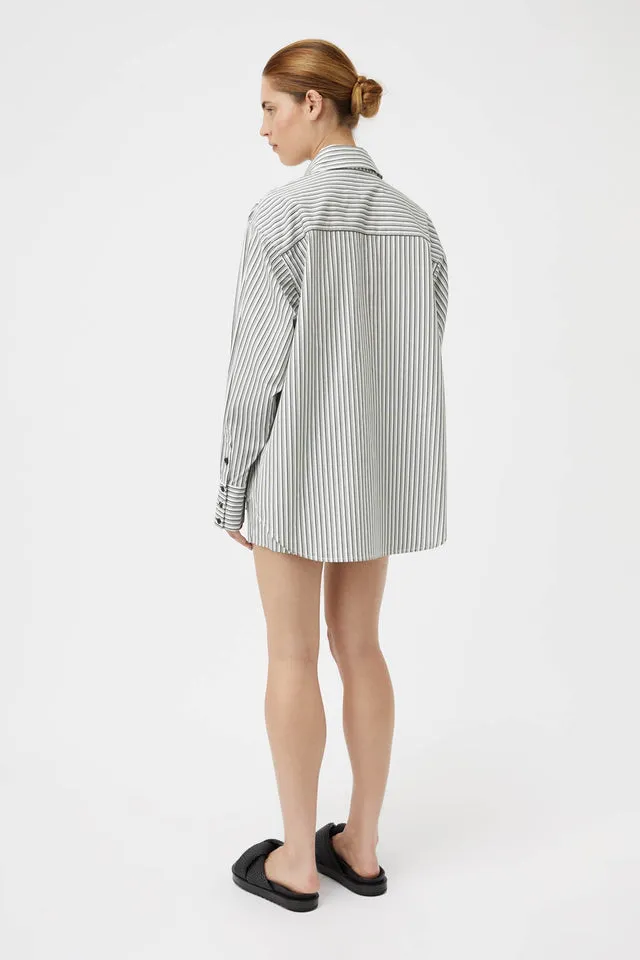 Camilla And Marc | Elsing Striped Shirt - Cream sold by Sister & Co product image thumbnail 4