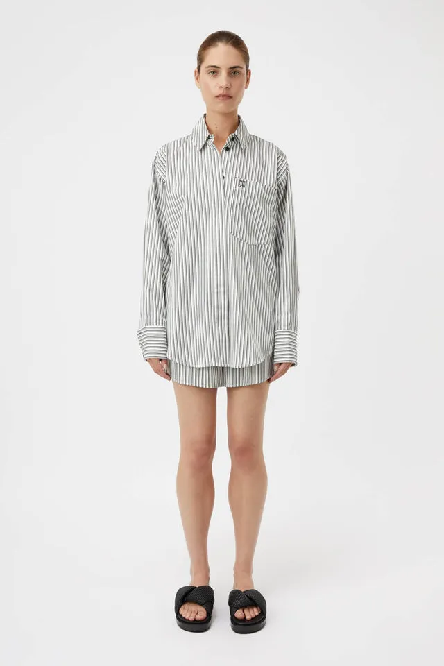 Camilla And Marc | Elsing Striped Shirt - Cream sold by Sister & Co product image thumbnail 2