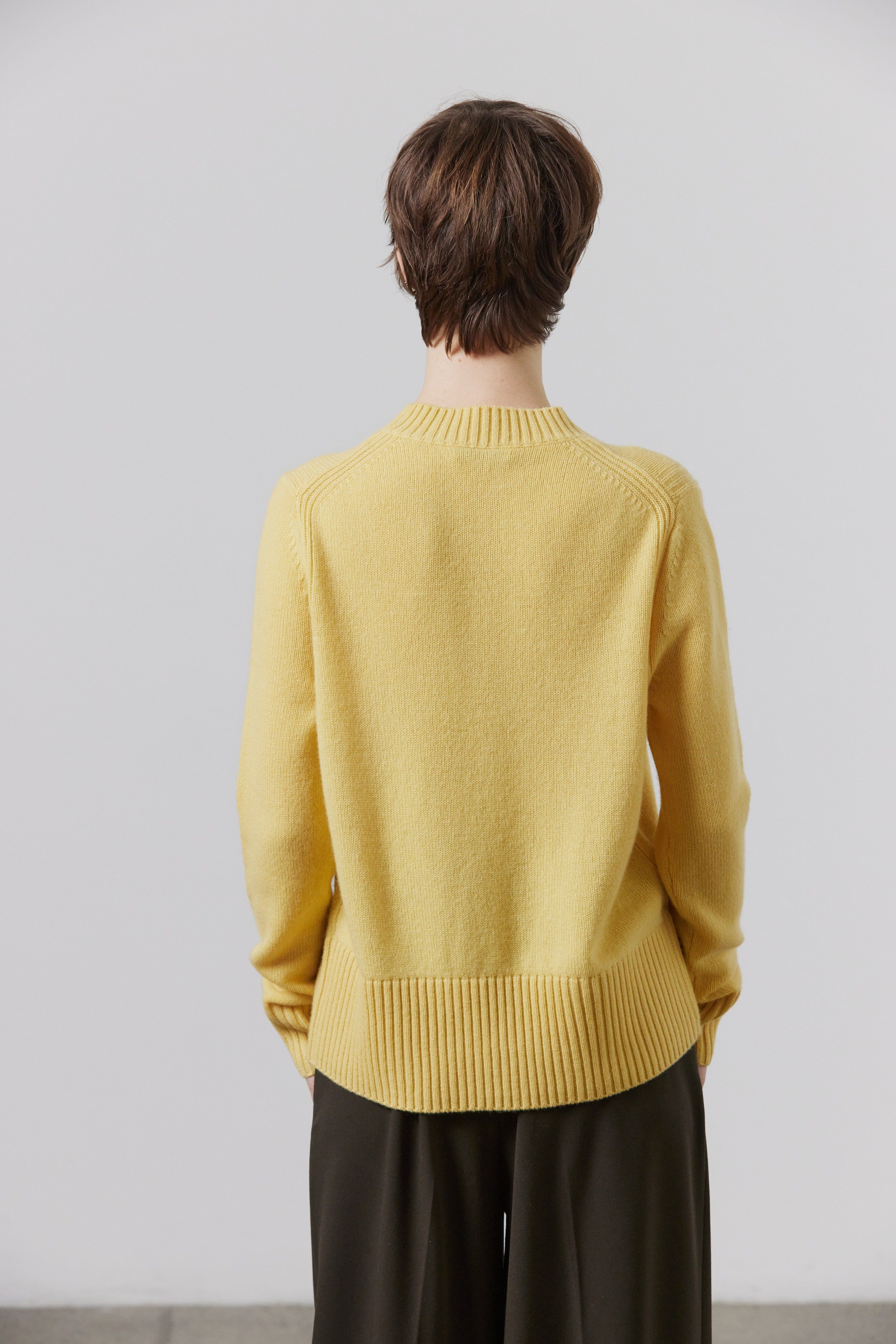 Laing | Chunky Cashmere Crew - Winter Yellow sold by Sister & Co product image thumbnail 4