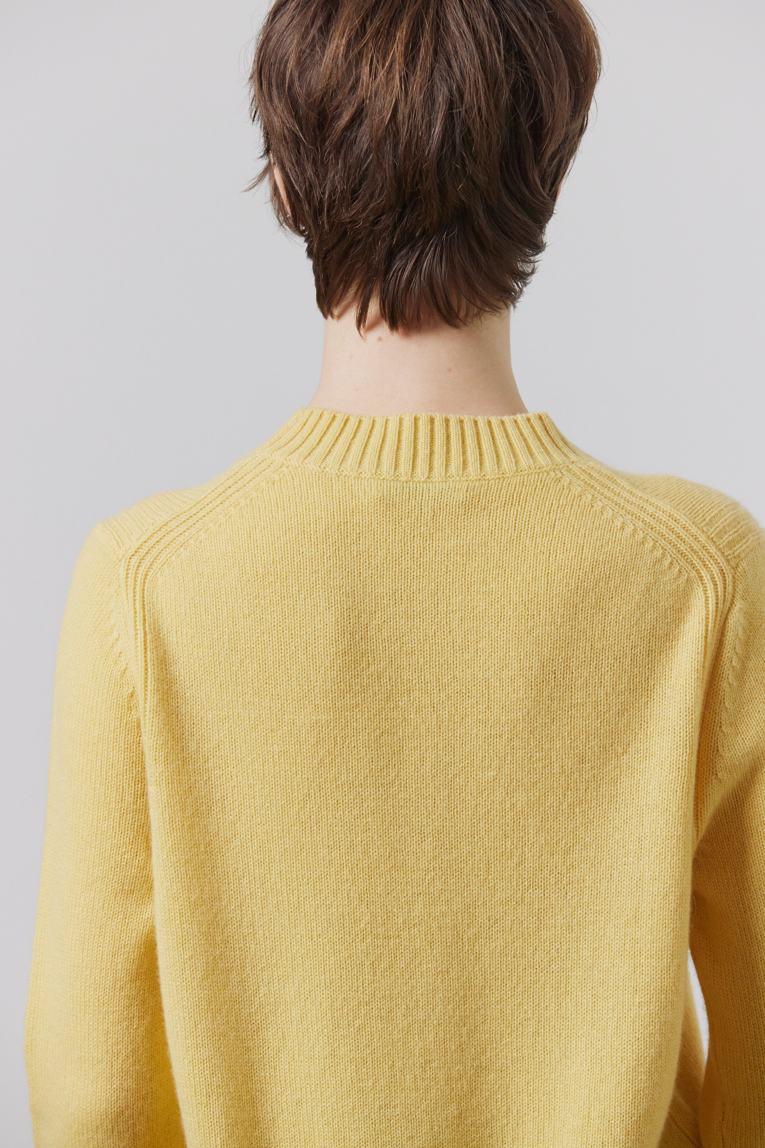 Laing | Chunky Cashmere Crew - Winter Yellow sold by Sister & Co product image thumbnail 3