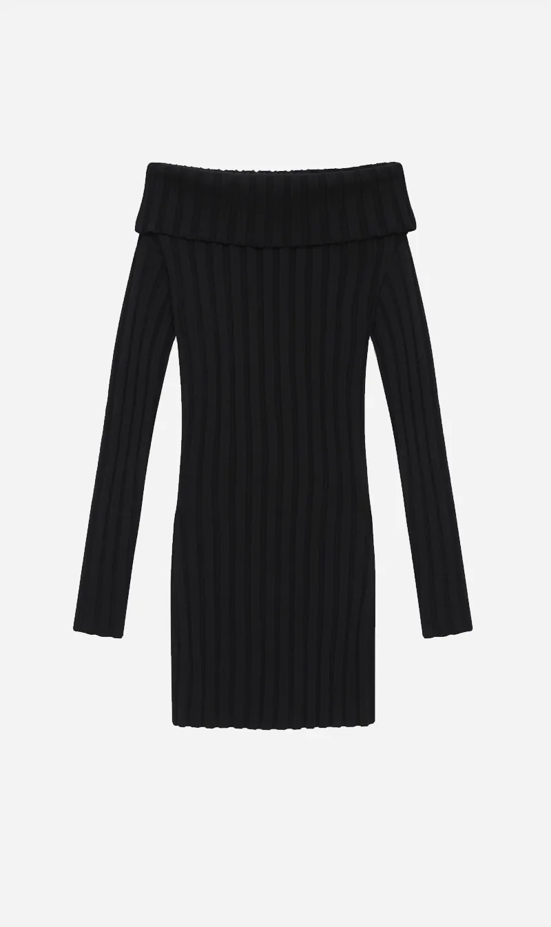 Anine Bing | Mariah Dress - Black sold by Sister & Co