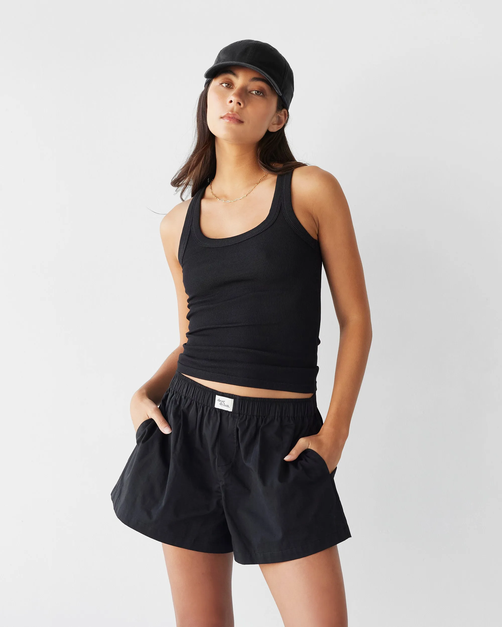 Dear Dylan | Cotton Boxer Short - Noir sold by Sister & Co product image thumbnail 2