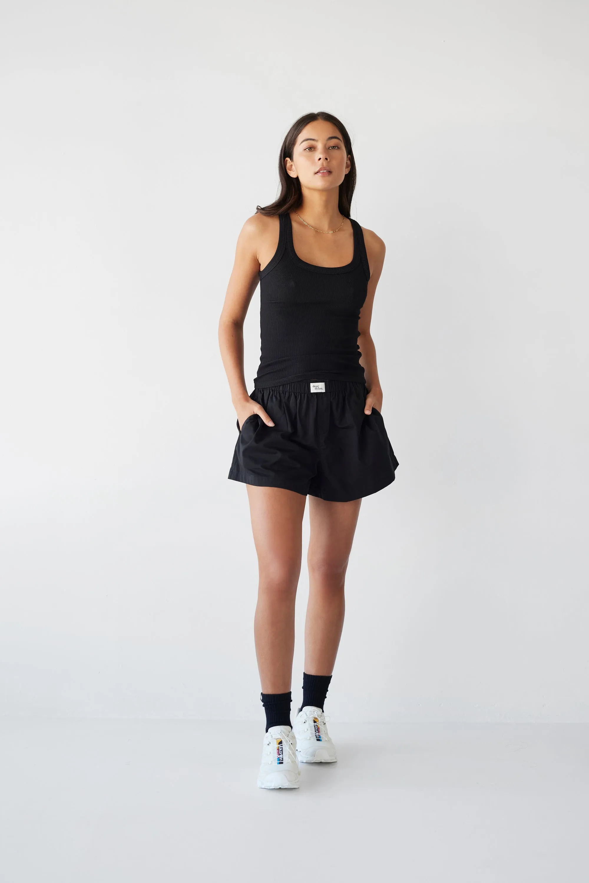 Dear Dylan | Cotton Boxer Short - Noir sold by Sister & Co product image thumbnail 4