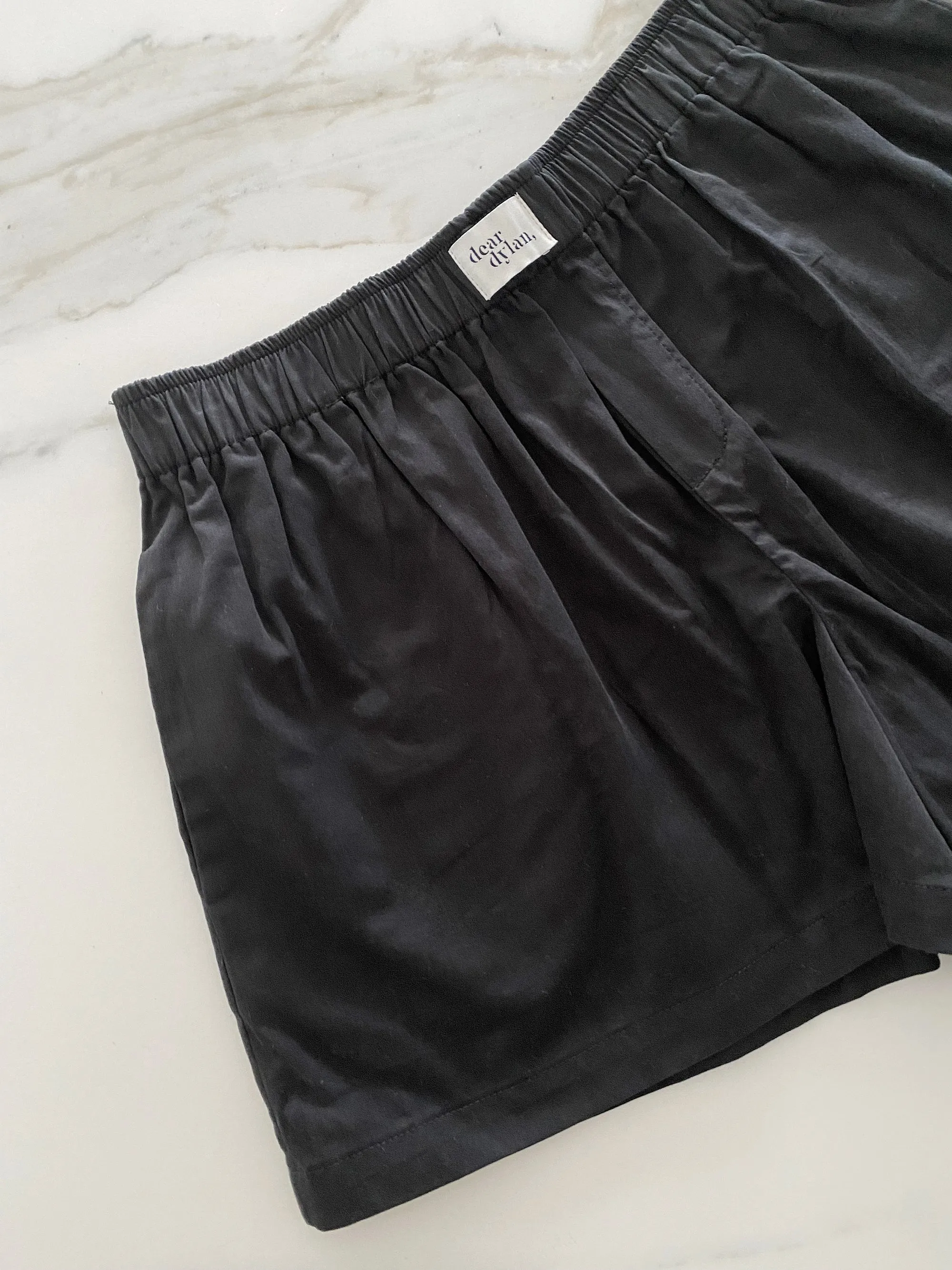 Dear Dylan | Cotton Boxer Short - Noir sold by Sister & Co product image thumbnail 3