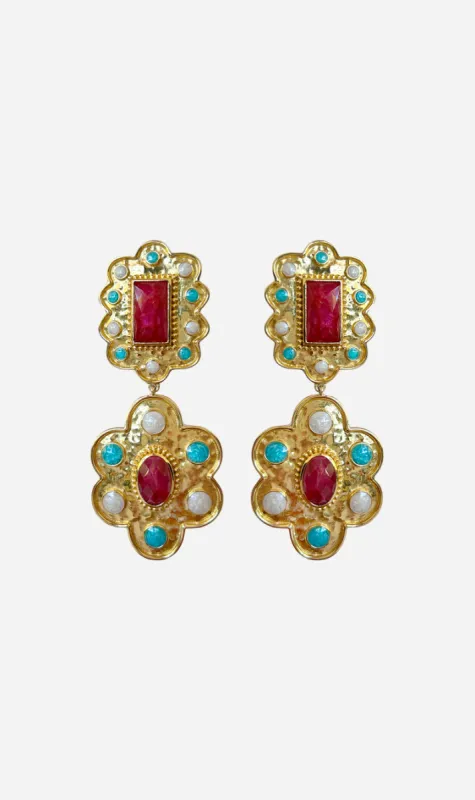 Mountain & Moon | Aniqua Earrings - Multi made by Mountain & Moon