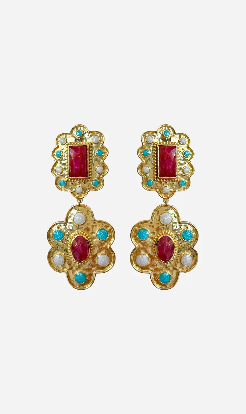 Mountain & Moon | Aniqua Earrings - Multi sold by Sister & Co