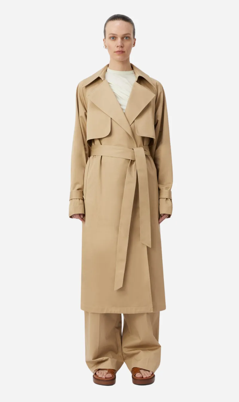 Camilla And Marc | Mika Trench Coat - Fawn sold by Sister & Co