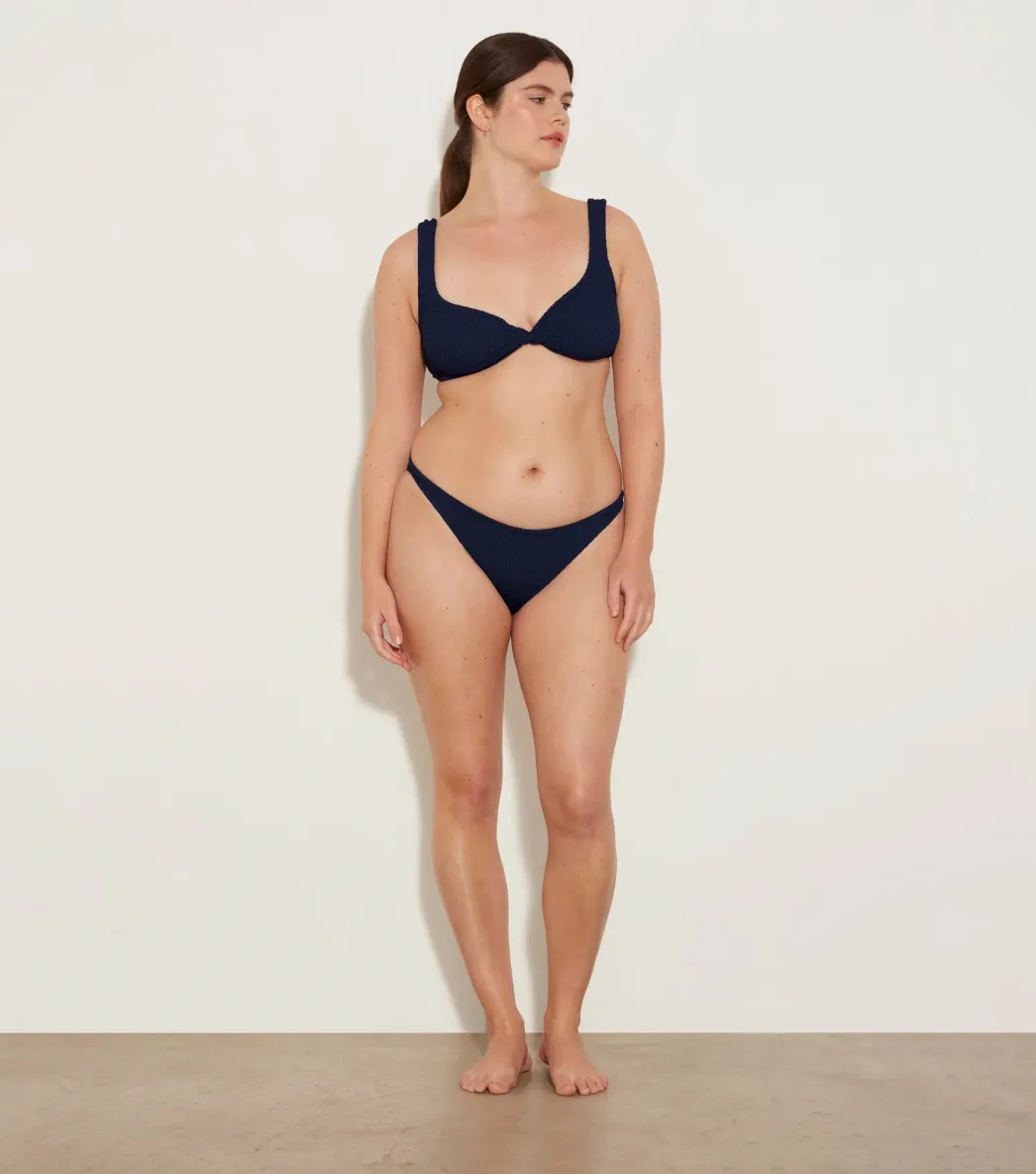 Hunza G | Juno Bikini - Navy sold by Sister & Co product image thumbnail 3