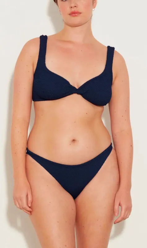 Hunza G | Juno Bikini - Navy sold by Sister & Co