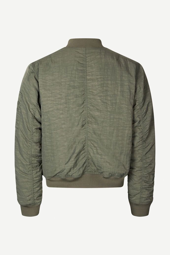 Samsoe Samsoe | Mae Bomber - Dusty Olive sold by Sister & Co product image thumbnail 4