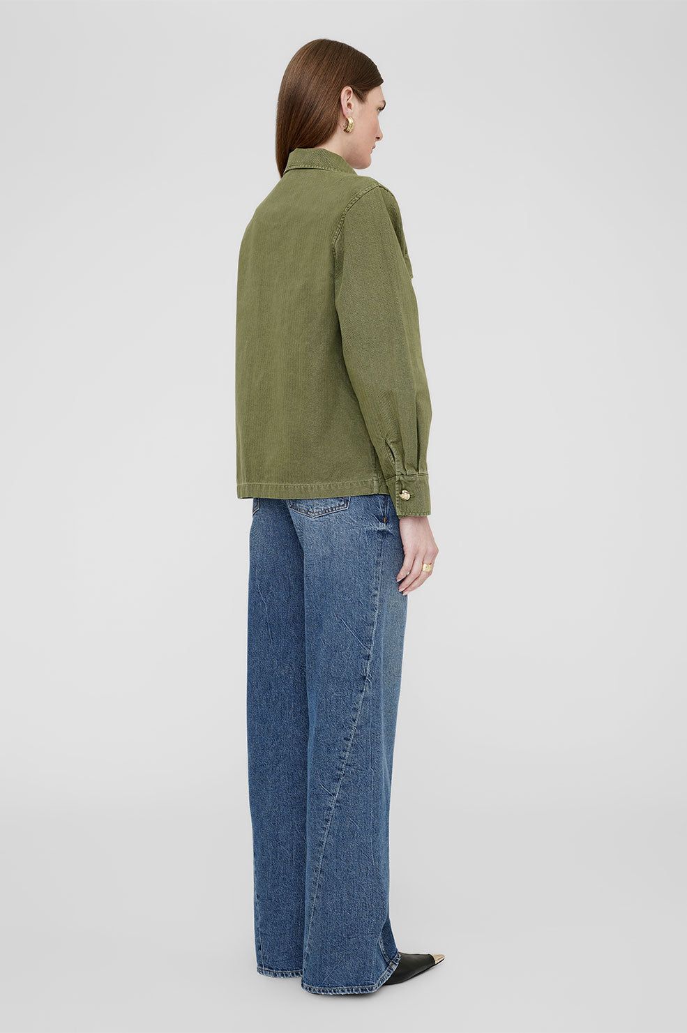 Anine Bing | Corey Jacket - Army Green sold by Sister & Co product image thumbnail 4