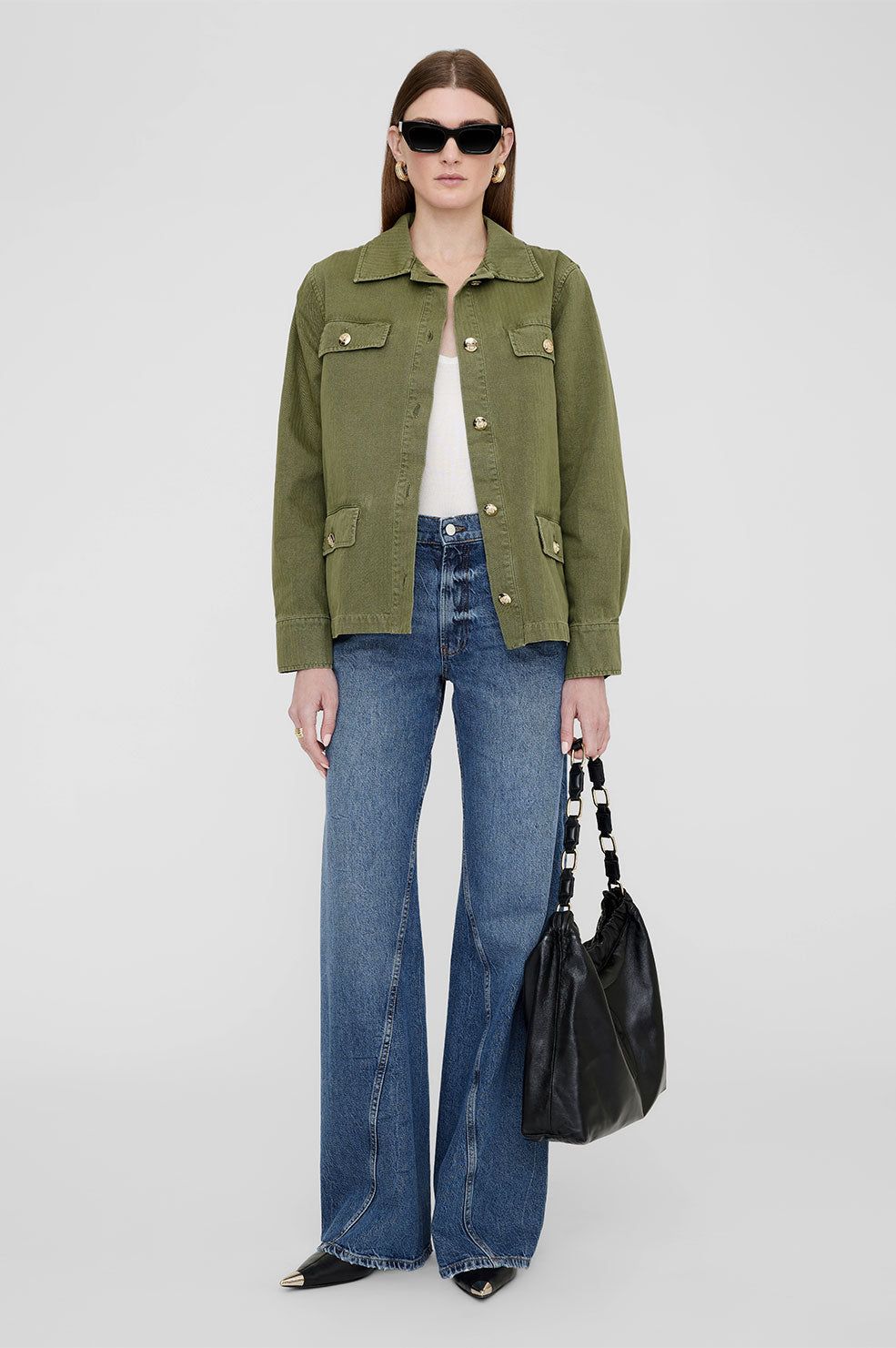 Anine Bing | Corey Jacket - Army Green sold by Sister & Co product image thumbnail 2