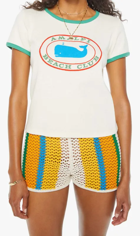 Mother Denim | The Itty Bitty Ringer - Amalfi Beach Club made by Sisters & Co